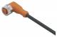 Ifm Electronic EVC597 IFM cable socket angled M12 5-p silicone-free halogen-free, gold-plated contact