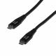 Kabel USB, C(St) => C(St), 0,8m, USB4.0, schwarz, 8K60Hz, 20V/5A, 100W, 40Gbit, E-Mark Chip, Gen 3x2,