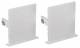 Lts Licht und Leuchten 652147 LTS LK-Z 070.002 WHITE End cover for light channel 70 (2 pieces) white