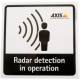 Axis 01551-001 Zubehör Ersatzteil Radar Sticker 10er Pack