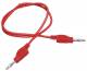 Messleitung McPower, 150cm, rot, 1mm², PVC, 2x 4mm Bananenstecker