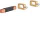 Hager UM05LR Sammelschienenverbinder 60 mm universell 12x10 mm 1-polig für FR