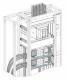 Schneider Electric 87401 Schneider Funktionseinheit horizontale separate Plattenbaugruppe