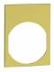 Schneider Electric ZBY41101 plate holder 30x40 mm yellow, 