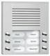 TCS PES06-EN/04 PES06-EN / 04 Audio outdoor station PES, 6 buttons 2-row AP silver
