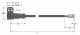Turck WKC4.441T-25/TEB actuator and sensor cable PVC connection. 6628456