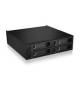Backplane IcyBox 4xU.2 6,3 cm ( 2,5 Zoll ) NVMe SSD => 1x13,3 cm ( 5,2 Zoll ) Schacht
