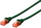 DIGITUS CAT 6 U-UTP patch cable Cu LSZH AWG 26/7 length 3m color green