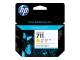 HP 711 pack de 3 cart. d'encre jaune