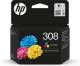HP 7FP20UE#CE1 308 Dreifarbig Tintenpatrone