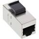 InLine® Keystone RJ45 Buchse / Buchse, SNAP-In, Cat.5e