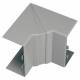 Ggk 18303 Inner corner for wall duct, BR3-IEV (joint) 60x130 / 80, 7035, +/- 10 °