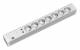 Bachmann 333.604 19´ 1HE PVC 7xSchuko 1xÜSS Strom 2m Schuko