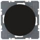Berker 10092045 Blanking m., Central piece R.1/R.3 black, shiny