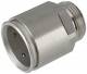 Fränkische Rohrwerke 20575020 Schnellm. threaded nipple M20 SMG E20, nickel plated brass zugf high. Verb