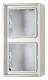 Jung ES2582A-L Aufputz-Kappe 2fach mit Rahmen LS Edelstahl