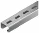 Niedax 2994/6FL anchor rail C-profile slot width 22mm 50x30x6000mm gel. steel