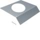 Hager AKM300215R06 Stamped cover round 215 mm L400 mm steel for AK 300x70 mm