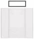 Berker 75900082 Labeling field for B.IQ touch sensors 5-fold B.IQ clear transparent