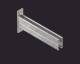 Niedax HKC96ZD/500F HKC 96ZD/500 F Ausleger Strut 41x82x500 mm Stahl feuerverzinkt DIN EN ISO