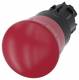 Siemens 3SU10001HB200AA0 emergency stop mushroom, pushbutton 22mm round red Drehent.