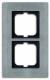 Busch Jaeger 2CKA001754A4255 BJ 1722-860 Rahmen 2-fach carat edelstahl