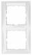 Berker 10128919 frame 2-fold with labeling field S.1 polarws glossy