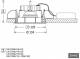 Lts Licht und Leuchten 641405 LTS CSALP 61.20.25/B Einbaustrahler CSA 60 LED BAKERY 42W 1900lm 25° D134 weiß
