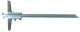 MIB Messzeuge 01015071 Präzisions Tiefen-Messschieber Doppelhaken 300 x 100 mm, Typ C060/2