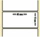 OEM-Factory Etiketten - Thermo 40 x 15mm, perm., TOP, K40