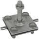 Dehn + Soehne 478149 DEHN 478,149 terminal f. Erdungsfe, M12 f. Rd 7-10 / Fl30-40mm NIRO (V4A)