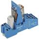 Finder 58.P4.8.230.0060 Koppelrelais mit Push-In-Klemmen, 4 Wechsler 7A