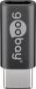 Goobay 56635 USB-Adapter Micro-USB auf USB-C, grau, 10 W, 2 A, 480 Mbit/s, USB 2.0,