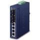 PLANET 4+2 100FX Port Single mode Industrial Ethernet