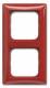 Busch Jaeger 2CKA001725A1559 BJ 1722-917 frame 2-fold red Busch-Balance SI