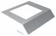Hager AKM300244Q12 cover punched Q12 244x244mm 400mm from AK 300x70mm