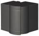 HAGER BR651003H9011 TEH External corner adjustable z top part 80mm halogen-free in graphite sw