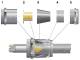 U.I. Lapp 52107000 Lapp SKINDICHT SHVE-M25/21/16/12 brass EMC screw connection 13-15.8mm 