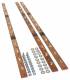 Hager UM12K CU-Schienen univers 40x10mm 6feldig 3Stk