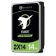 SEAGATE EXOS 2X14 SAS 14TB Helium 7200rpm 7TB Capacity per Logical Unit 12Gb/s 256MB cache 8,89cm 3,5Zoll BLK PROJEKT ISPA (P)
