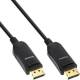 InLine® DisplayPort 2.1 AOC Kabel, UHBR 13.5, optisch, aktiv, schwarz, 25m