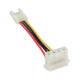 InLine® Power Adapter internal floppy female / Molex 4pin male 0.06m