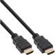 25er B-Pack InLine® HDMI-Kabel + Ethernet, ST/ST, schwarz/gold, 3m