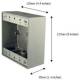 ALGO 3100 Surface Mount Conduit Box for 3201, 1128, 8128