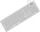 Keyboard Keysonic KSK-8030IN (DE) industrial keyboard 105T white bulk
