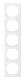 Merten MEG4050-3619 M-Pure-frame 5x polar white,