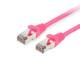 Equip 605587 Patchkabel Cat6 S/FTP 2xRJ45 0,50 m pink LSZH Polybeutel
