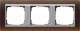 Gira 021359 0213 59 dbraun opaque cover, 3-way event for aluminum inserts