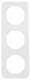 Berker 10132189 frame 3-fold R.1 polar white glossy