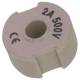Lindner A219190 1657.002 screw-in gauge ring, DII 2A pink